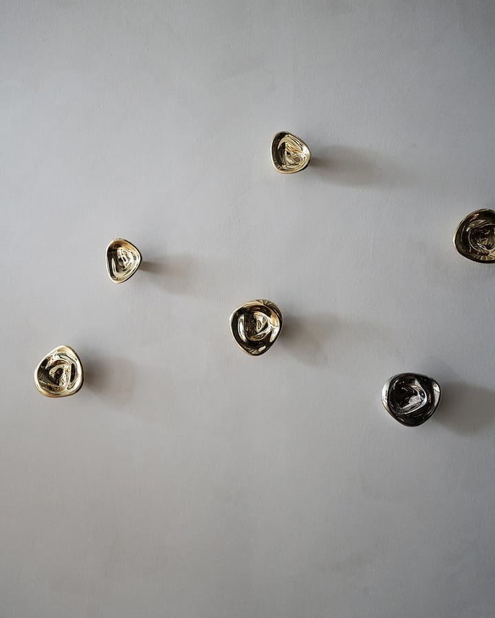 Ripple no. 02 large knob, Brass Hein Studio