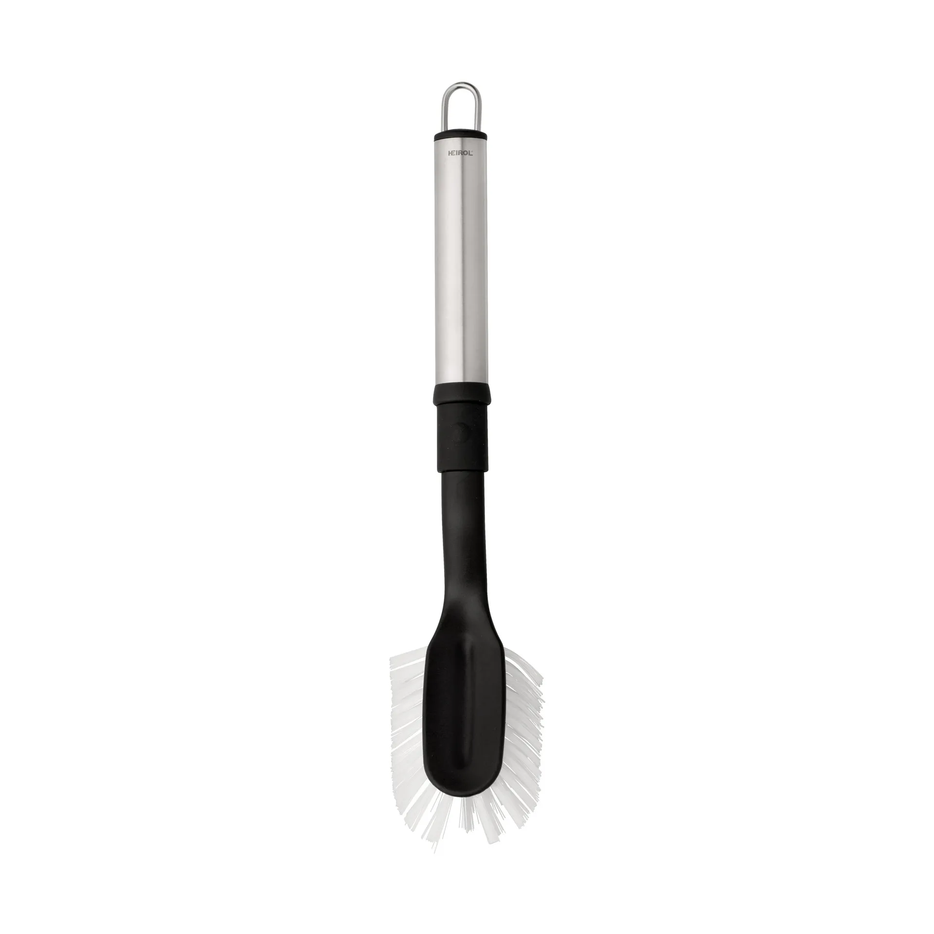Heirol dish brush with replaceable head, Black-stainless steel Heirol