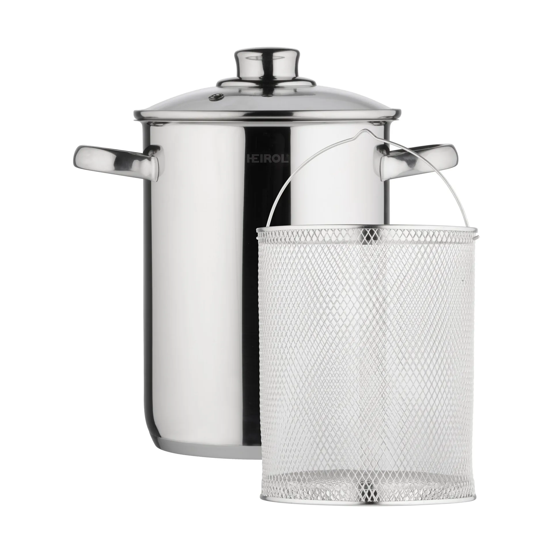 Heirol Steely asparagus pot with insert, 4 liters Heirol