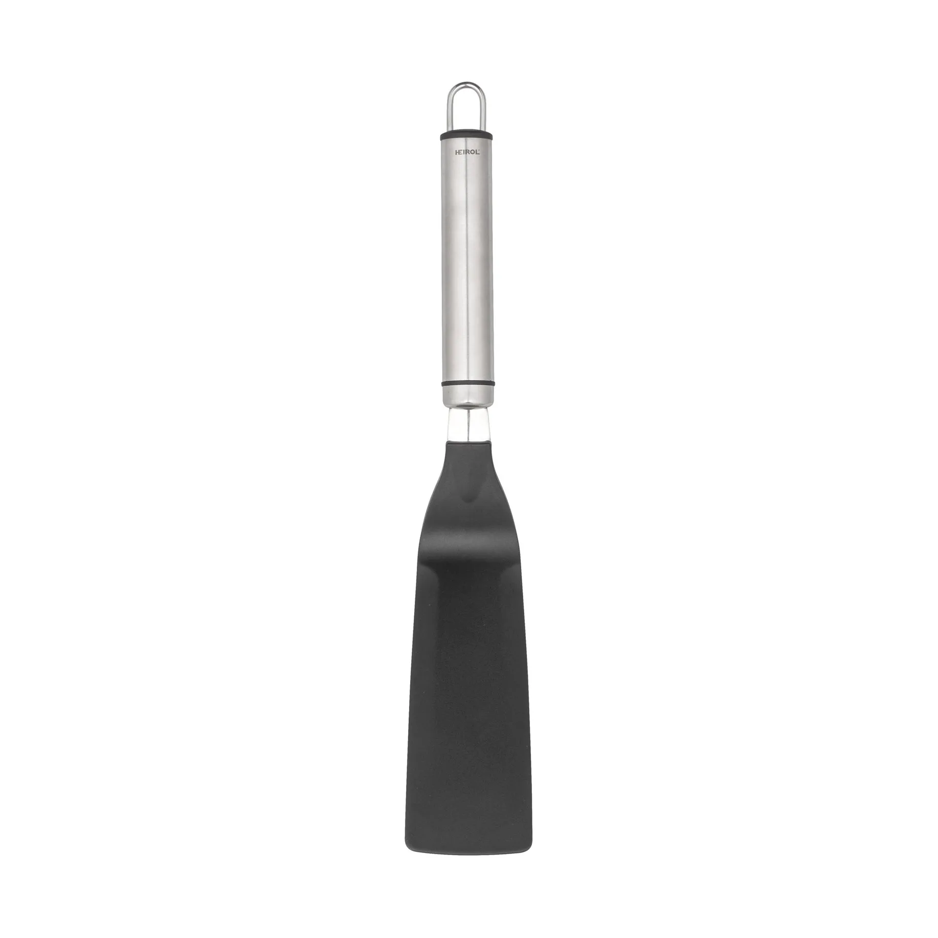 Heirol Steely nylon spatula, Black-stainless steel Heirol