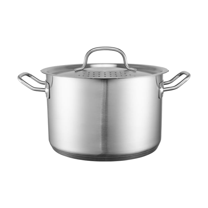 Heirol Steely pot with lid built-in strainer - 5 litre - Heirol