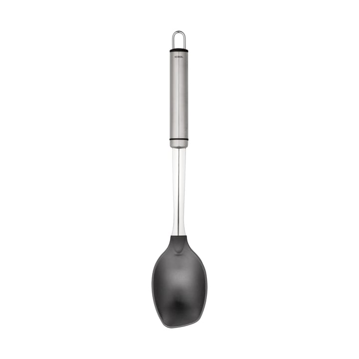 Heirol Steely serving spoon nylon head - Black-stainless steel - Heirol