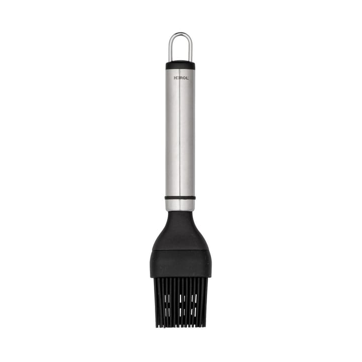 Heirol Steely silicone brush - Black-stainless steel - Heirol