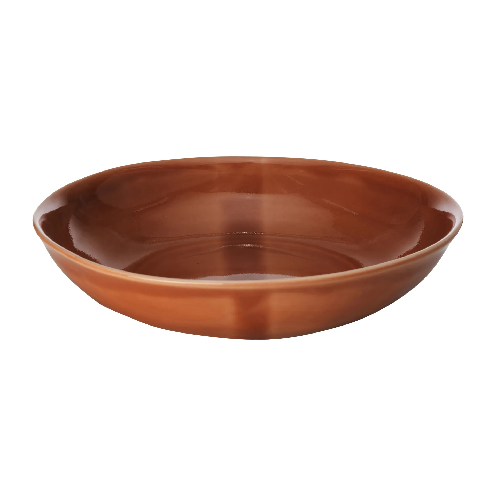 Heirol x Nosse Smooth deep plate Ø28 cm, Terracotta Heirol