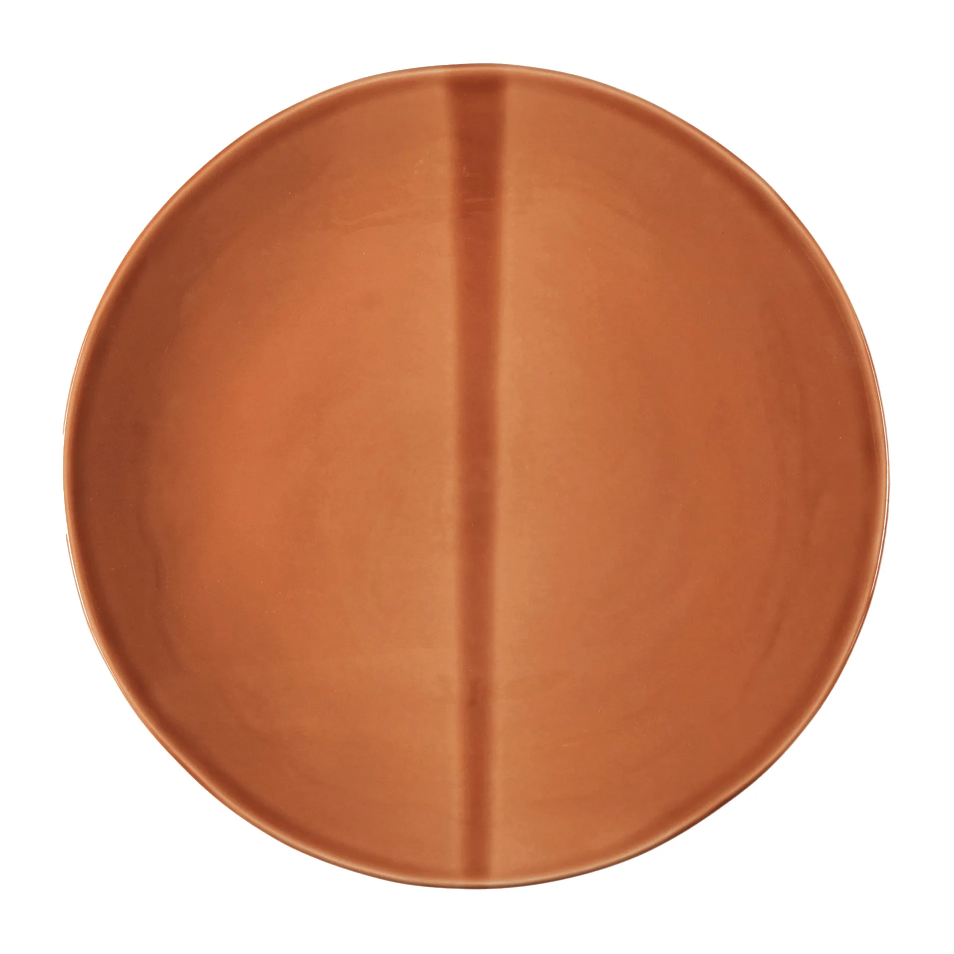 Heirol x Nosse Smooth plate Ø28 cm, Terracotta Heirol