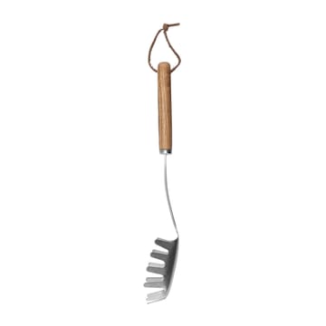 Stainless steel pasta server 34 cm - Beech - Heirol