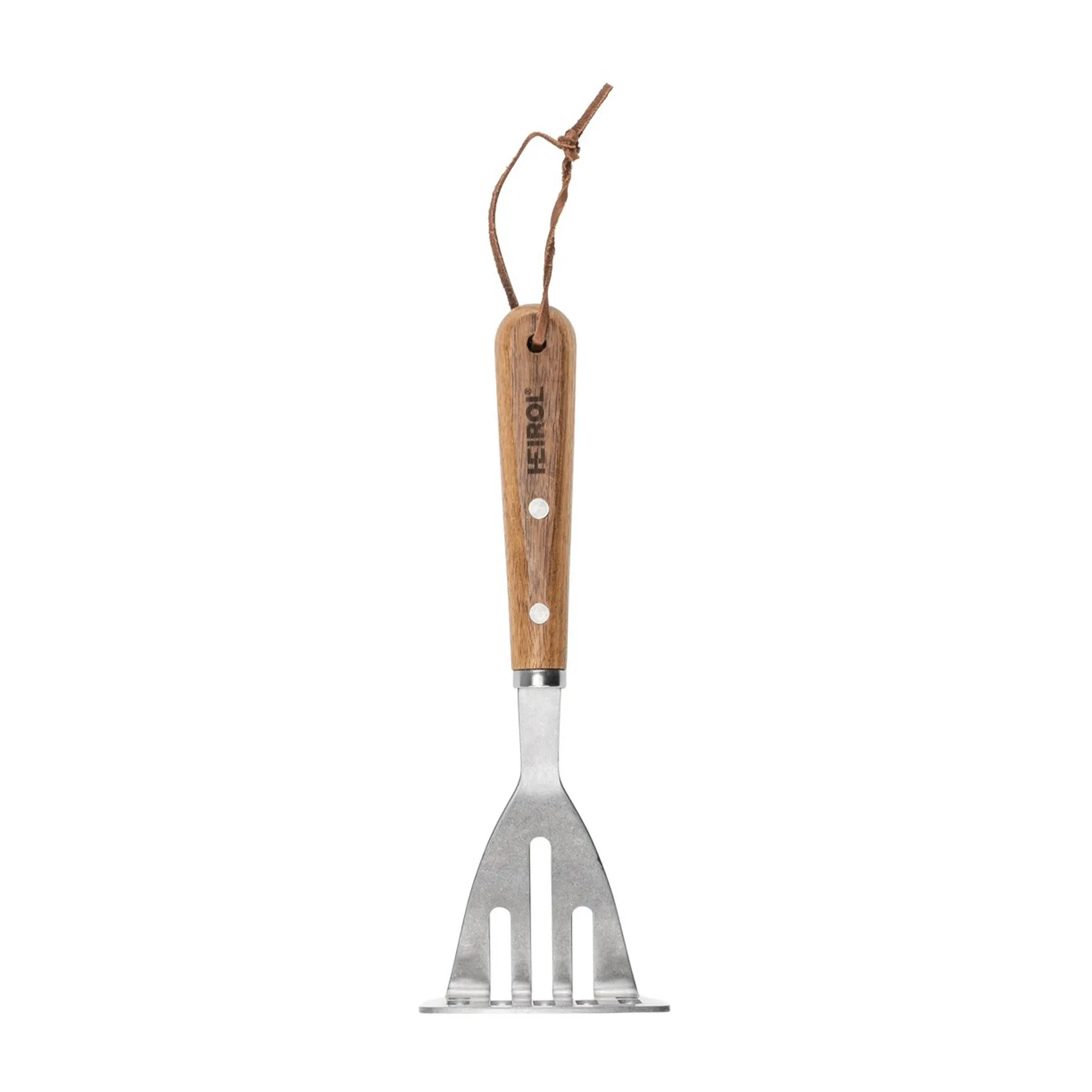 Stainless steel potato masher 27.5 cm, Beech Heirol