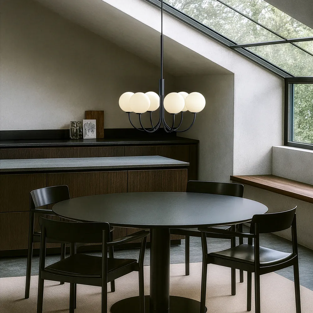 Ballon Chandelier, Black, Ø60 cm Herstal