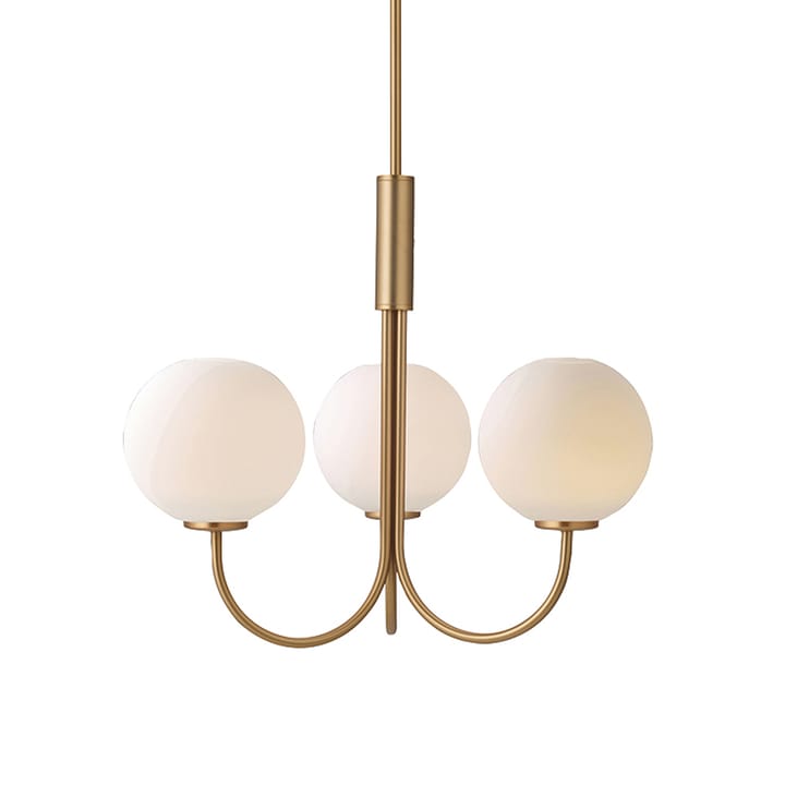 Ballon Chandelier, brass Herstal