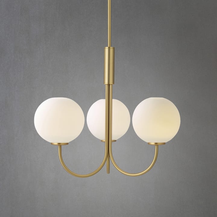 Ballon Chandelier, brass Herstal