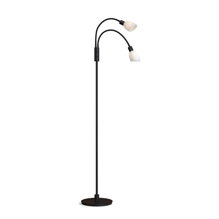 Cut floor lamp 132 cm - Black - Herstal