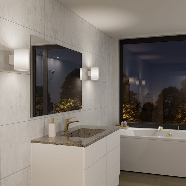 Evoke wall lamp large, White-opal glass Herstal