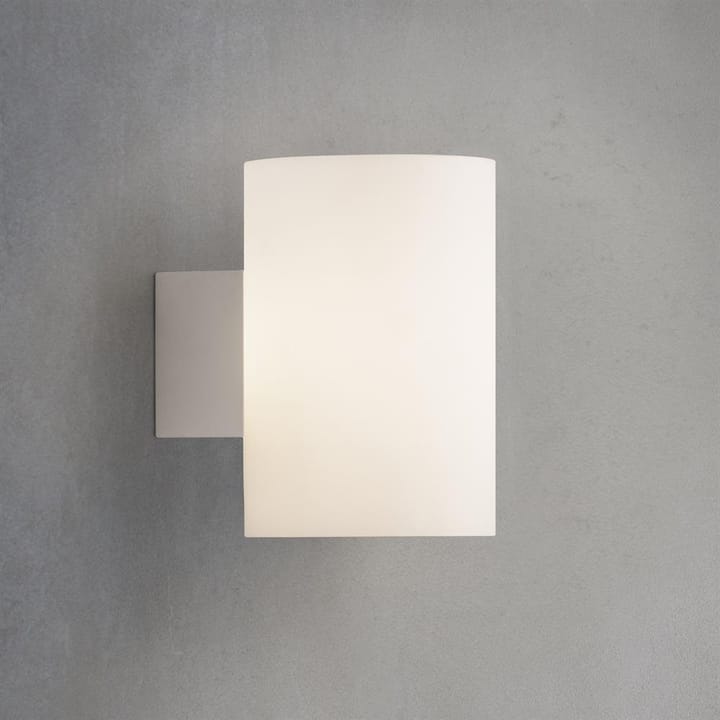 Evoke wall lamp large, white-white glass Herstal