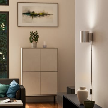 Evoke wall lamp small - Chrome - Herstal