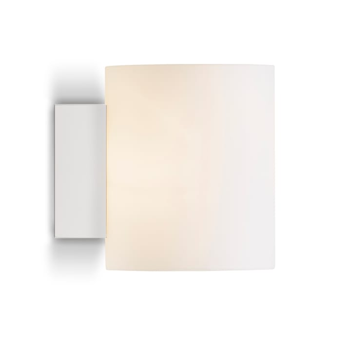 Evoke wall lamp small, white-white glass Herstal