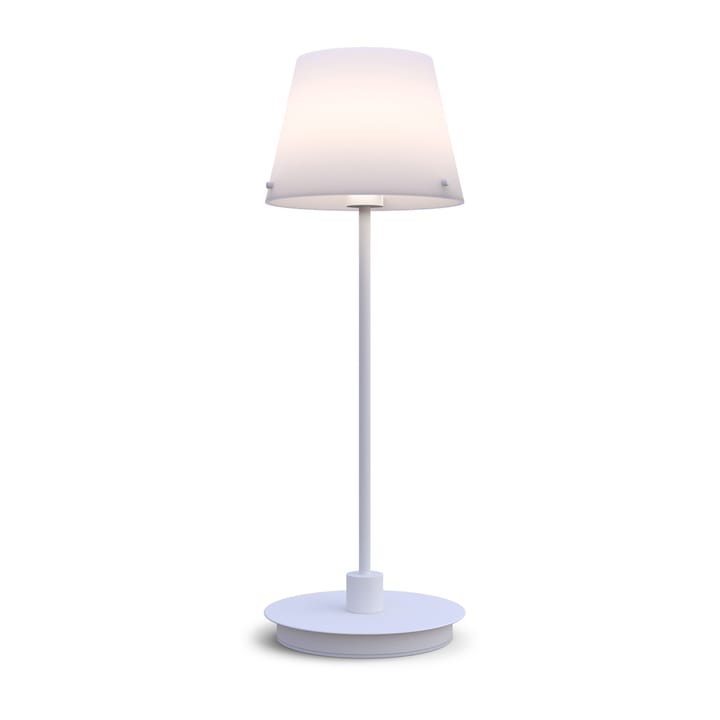 Gil il Grande table lamp, White-opal glass Herstal