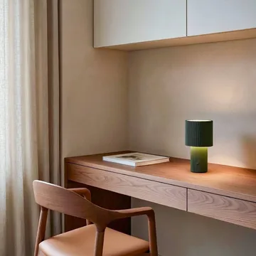 Iluma portable table lamp - Olive green - Herstal