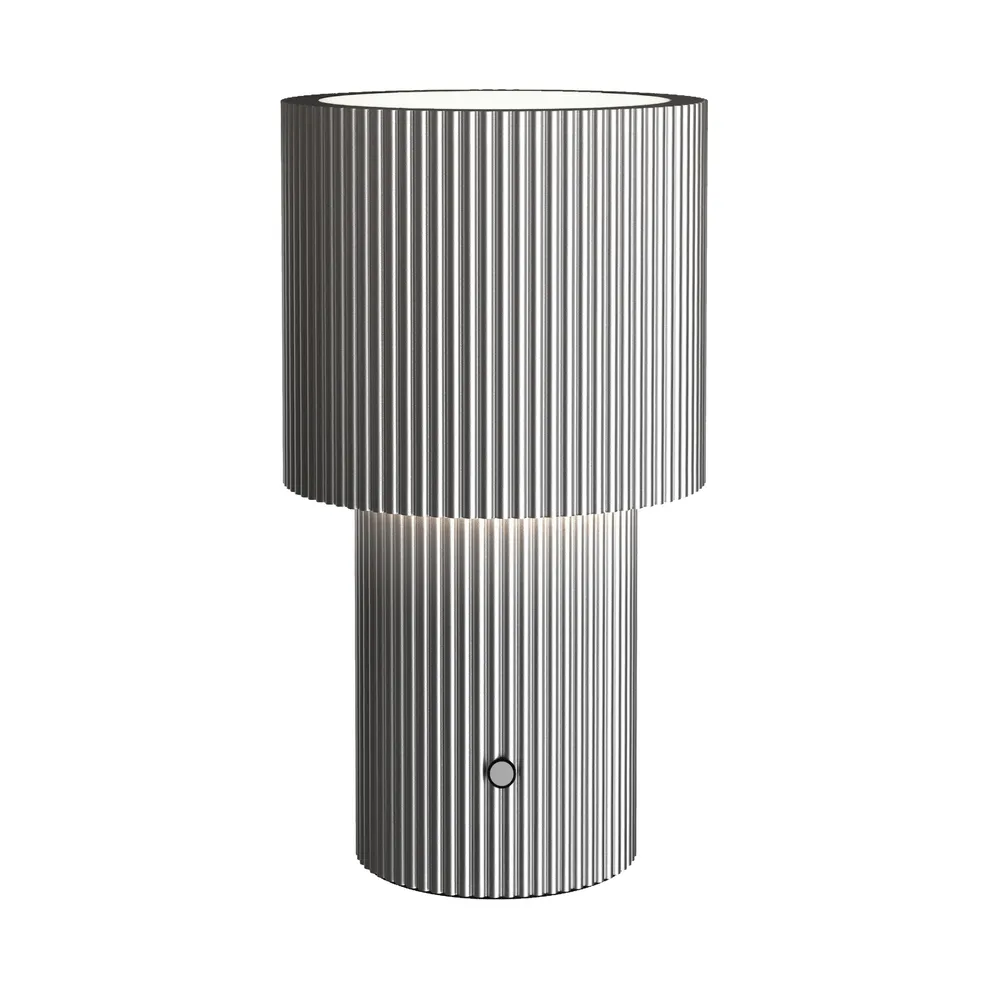 Iluma portable table lamp, Silver Herstal