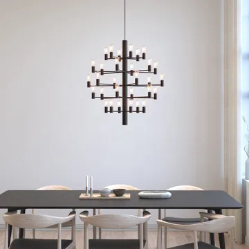 Manola 30 chandelier - Black - Herstal