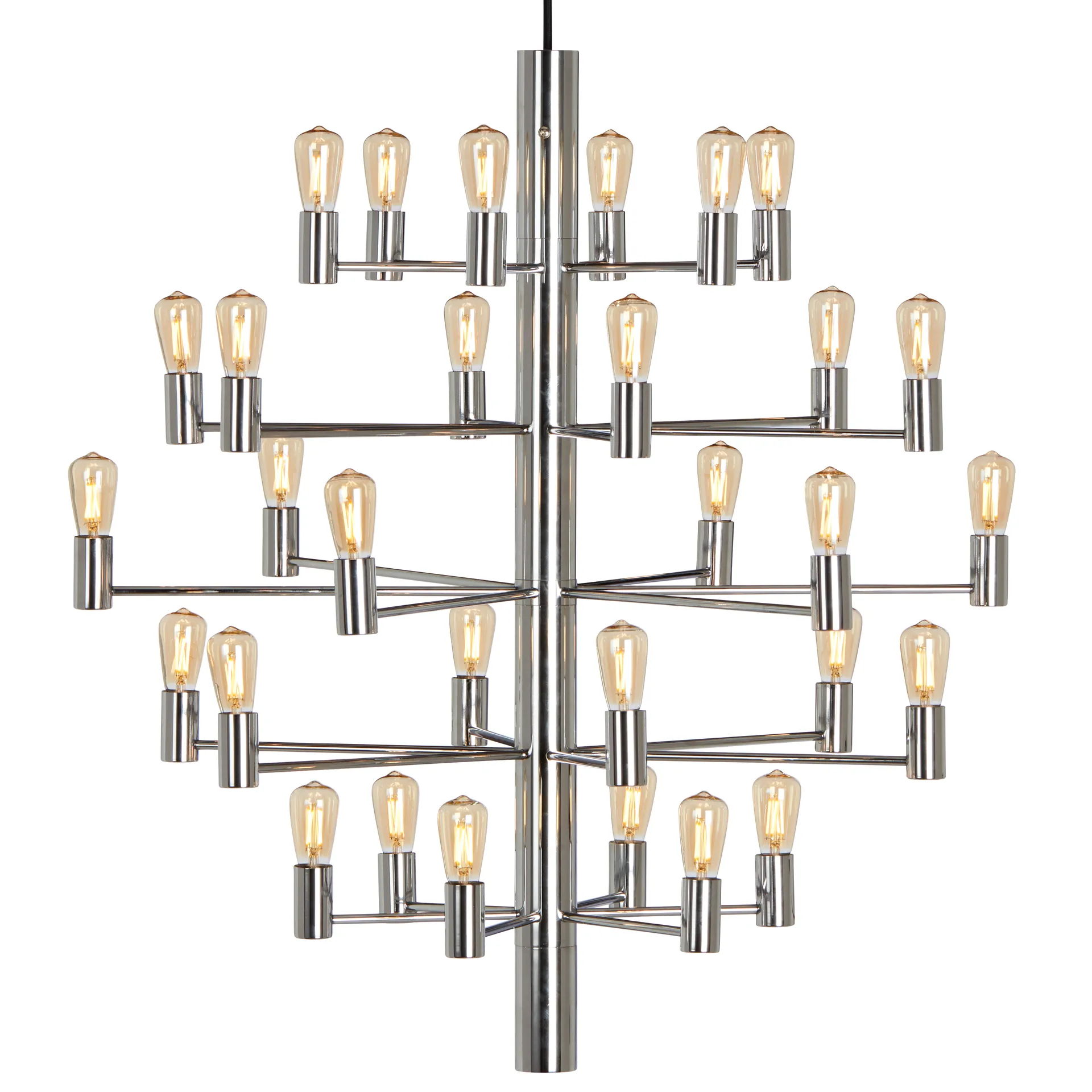 Manola 30 chandelier, Chrome Herstal