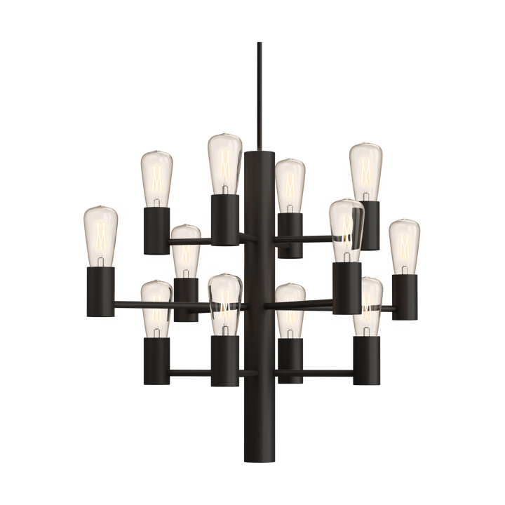 Manola Mini 12 chandelier - Black - Herstal