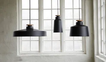 Street pendant lamp S - Matte black - Herstal