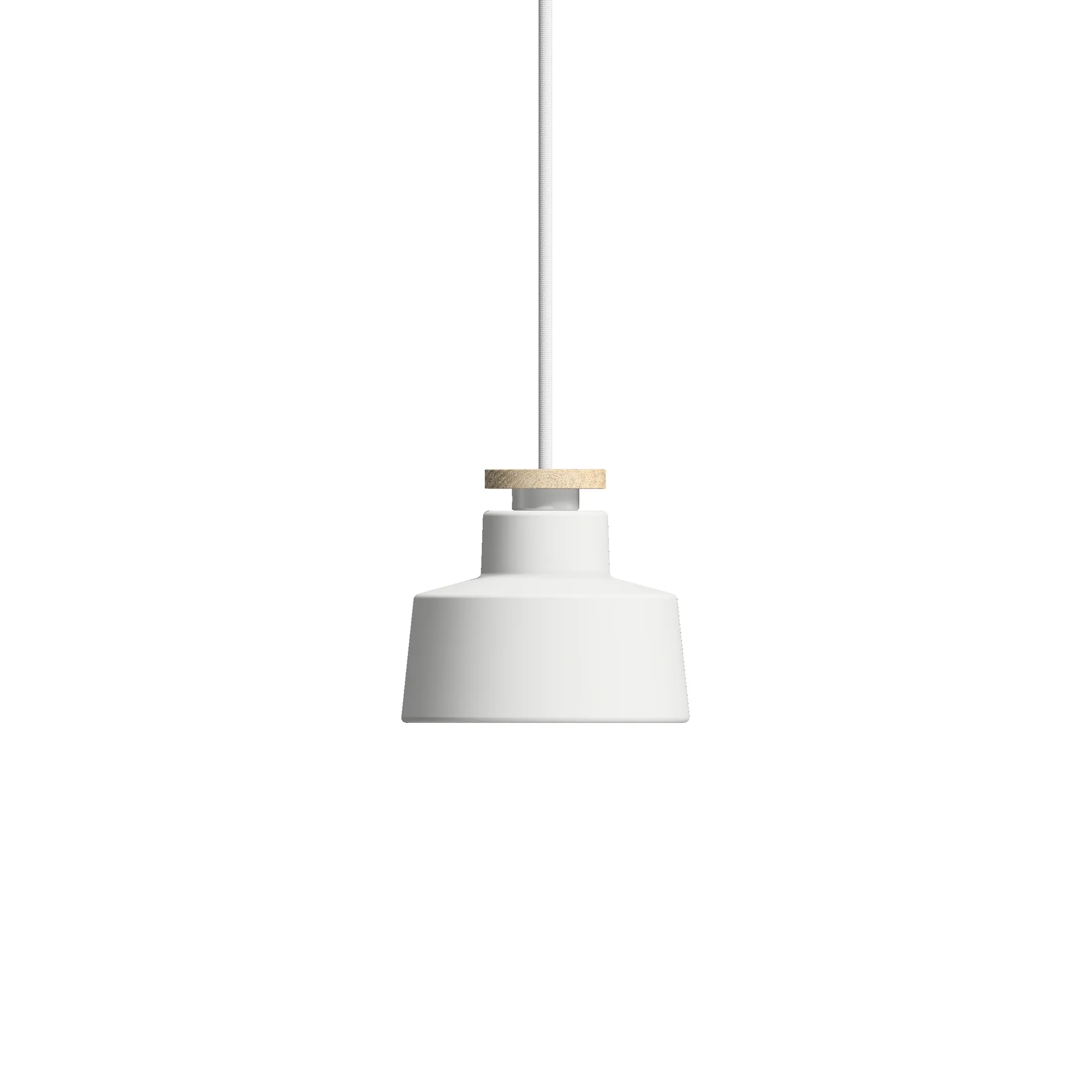 Street pendant lamp XS, Matte white Herstal