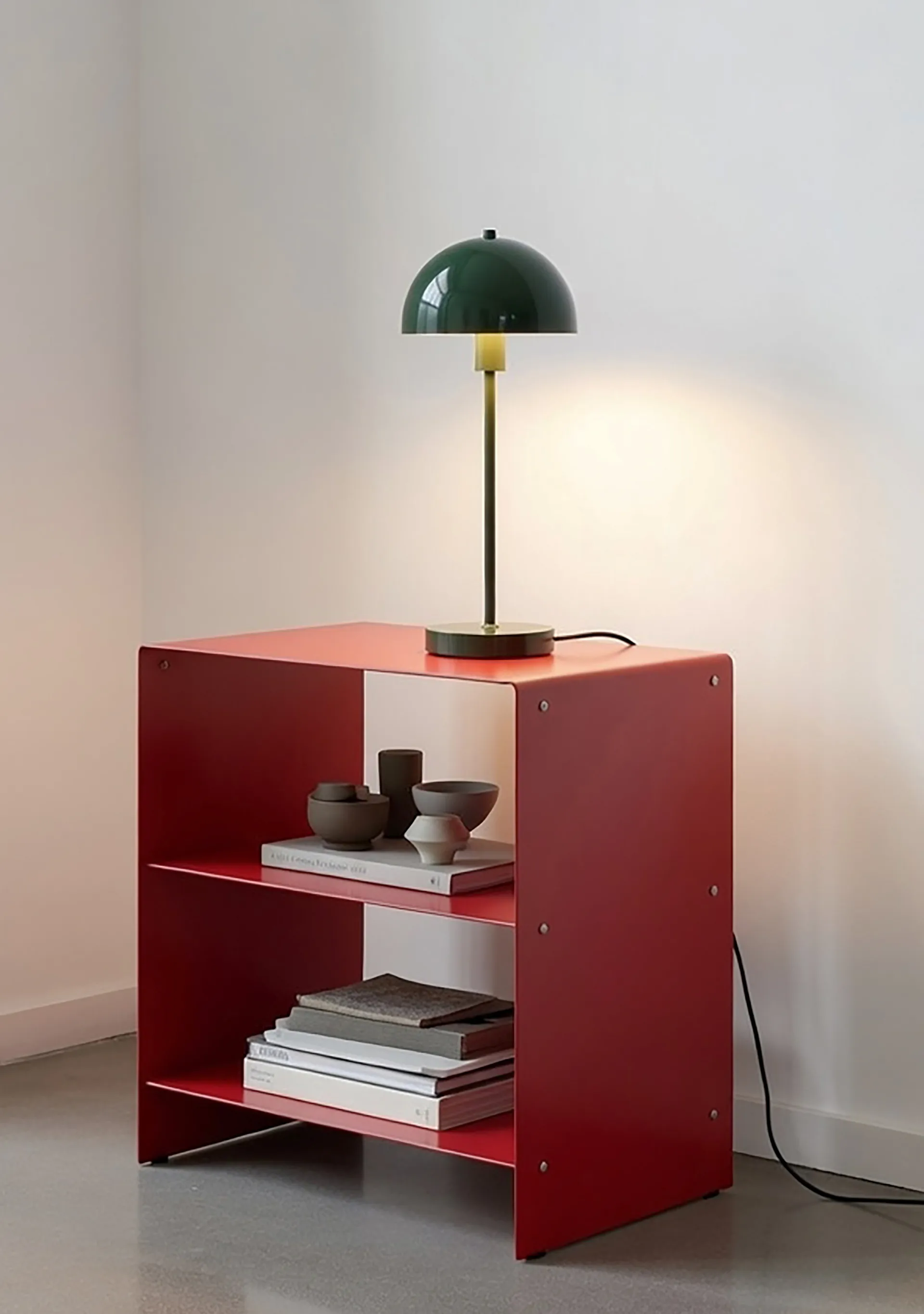 Vienda table lamp, Oak leaf green Herstal