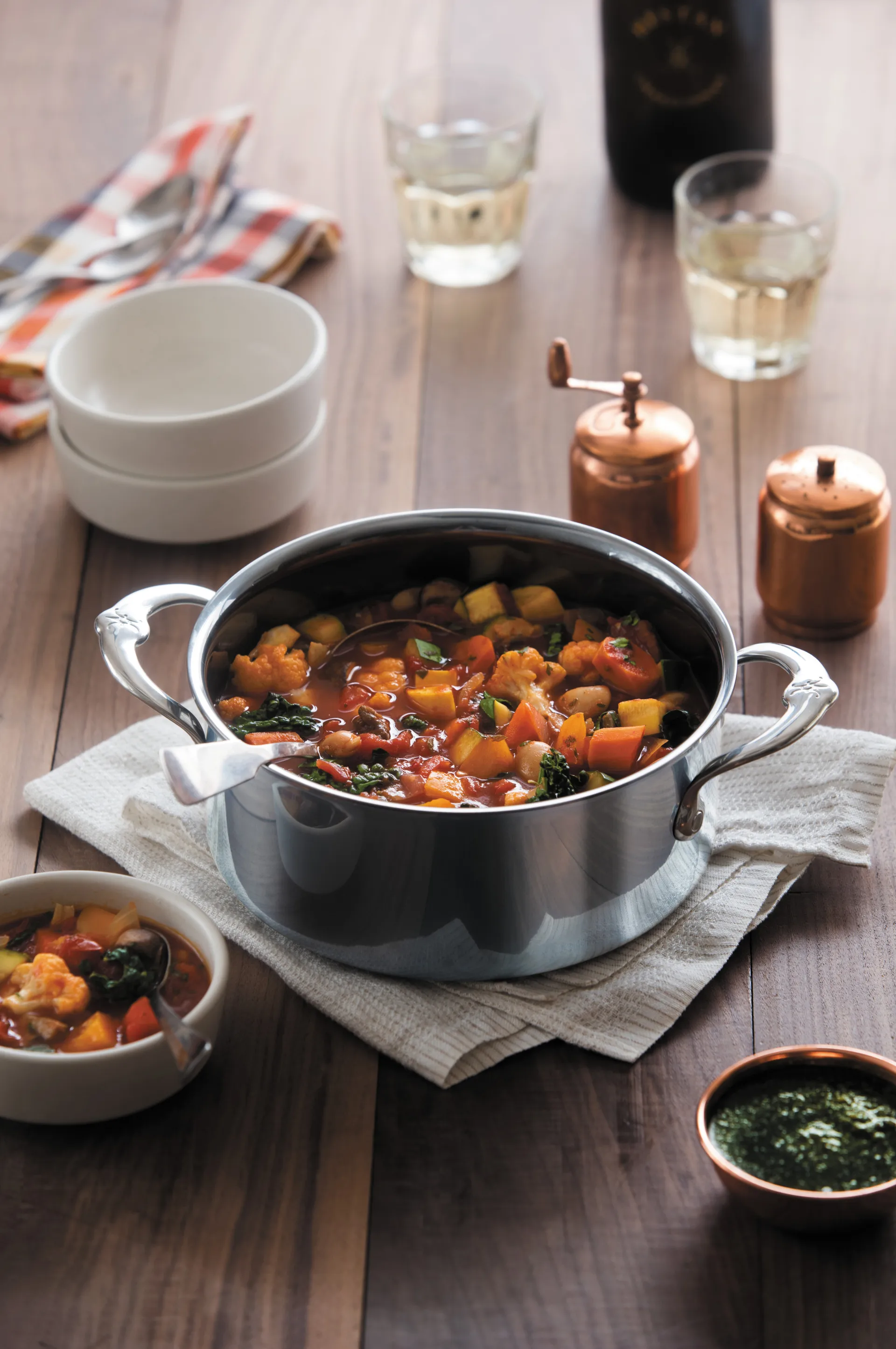 Hestan Nanobond soup pot with lid 2.8 L, Stainless steel Hestan