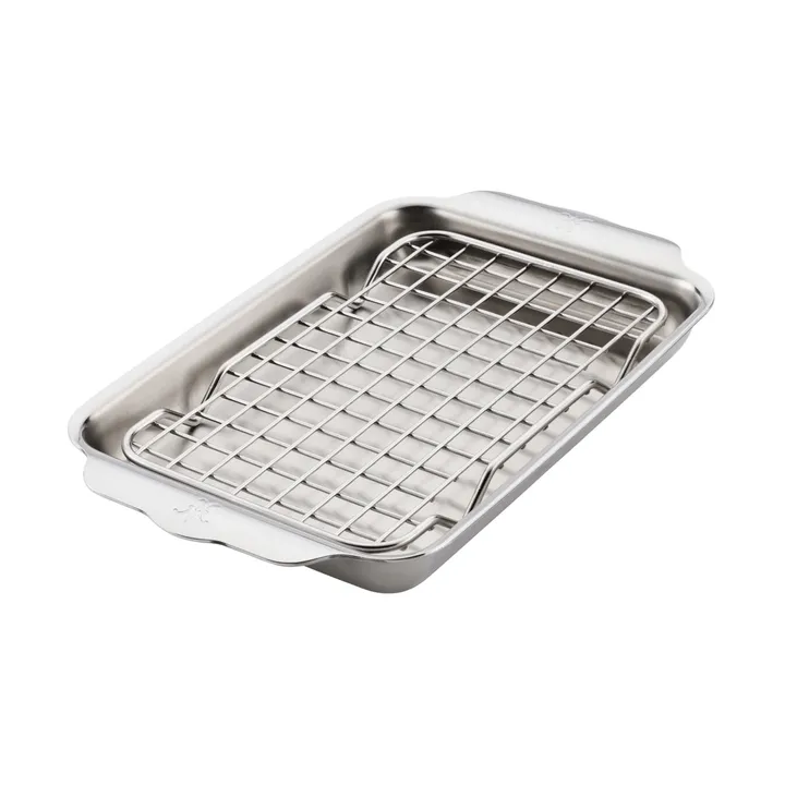 Hestan Ovenbond baking tray with cooling rack - Stainless steel, 16.8x28.8 cm - Hestan