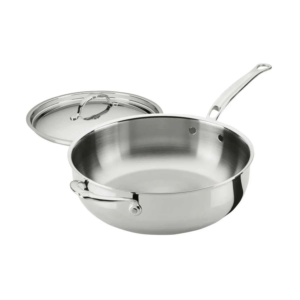 Hestan ProBond Luxe frying pan with lid, Stainless steel, auxiliary handle Hestan