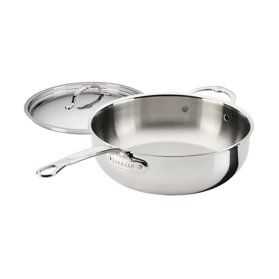 Hestan ProBond Luxe frying pan with lid, Stainless steel, auxiliary handle Hestan