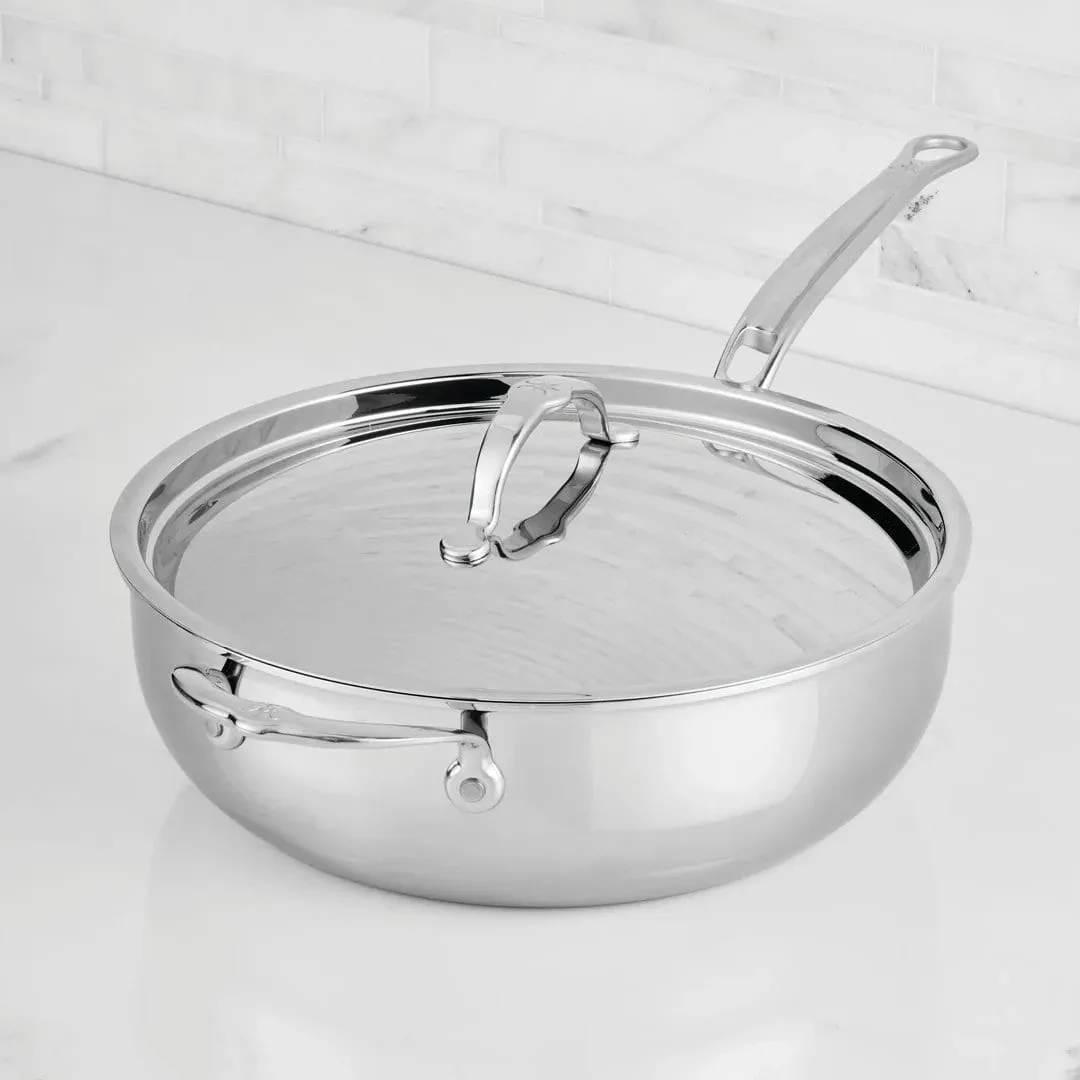 Hestan ProBond Luxe frying pan with lid, Stainless steel, auxiliary handle Hestan