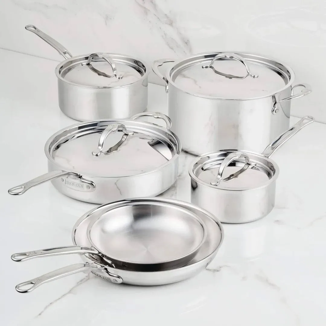 Hestan ProBond Luxe pot and frying pan set, Stainless steel, 10 pieces Hestan