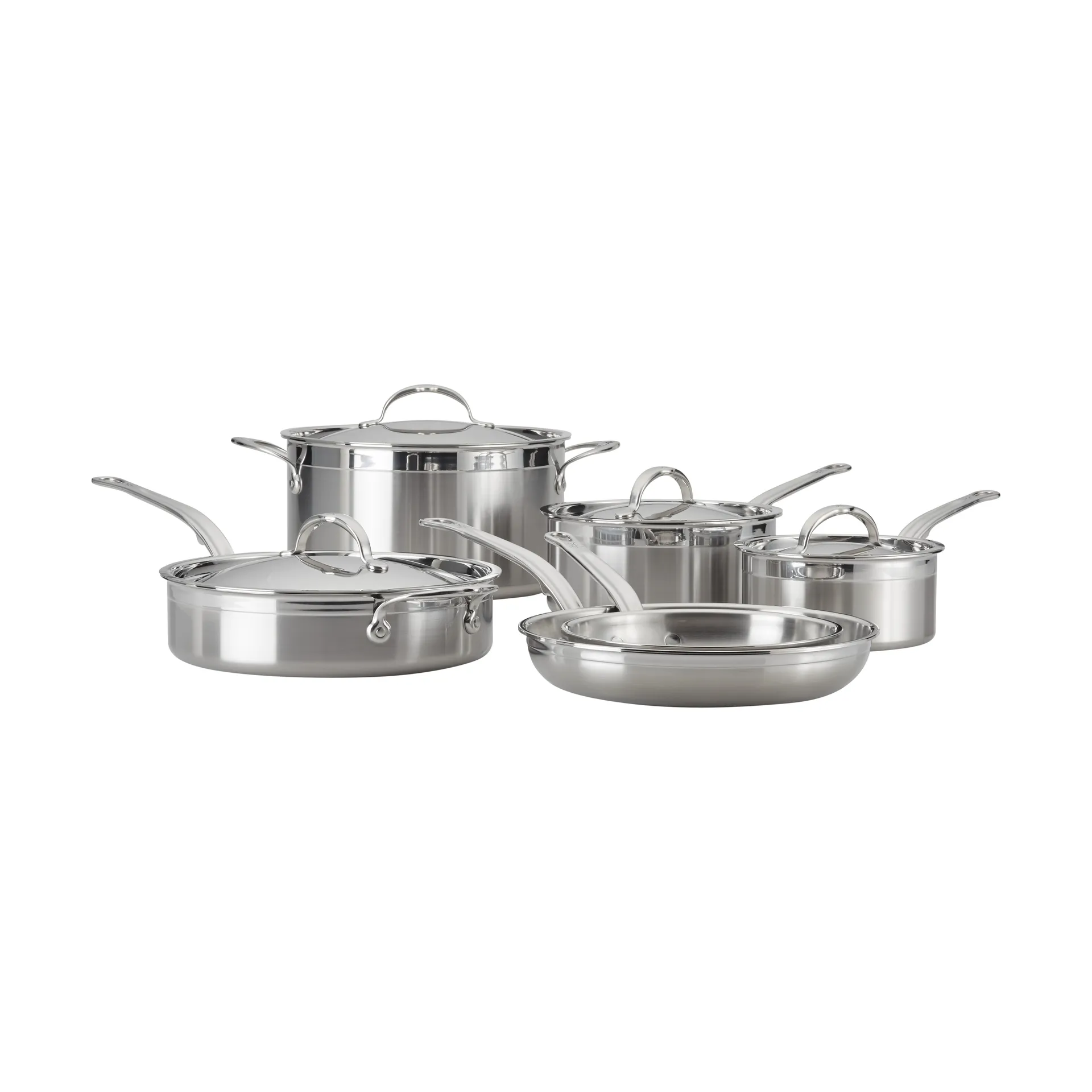 Hestan Probond pot and frying pan set, 10 pieces Hestan