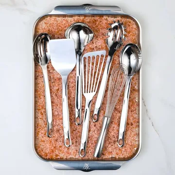 Hestan Provisions kitchen utensil set - Stainless steel, 8 pieces - Hestan