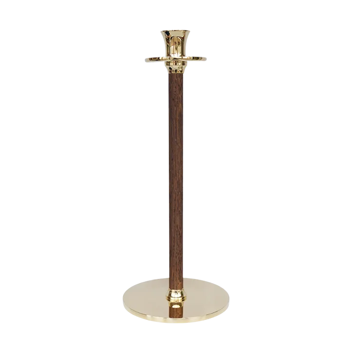 Alto Basso candle holder 30 cm, Brass Hilke Collection