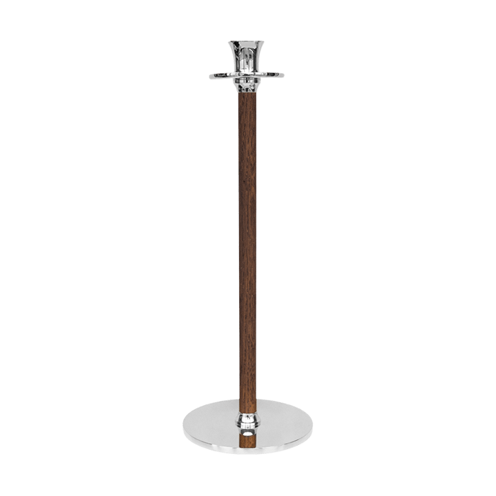 Alto Basso candle holder 35 cm - Nickel-plated brass - Hilke Collection