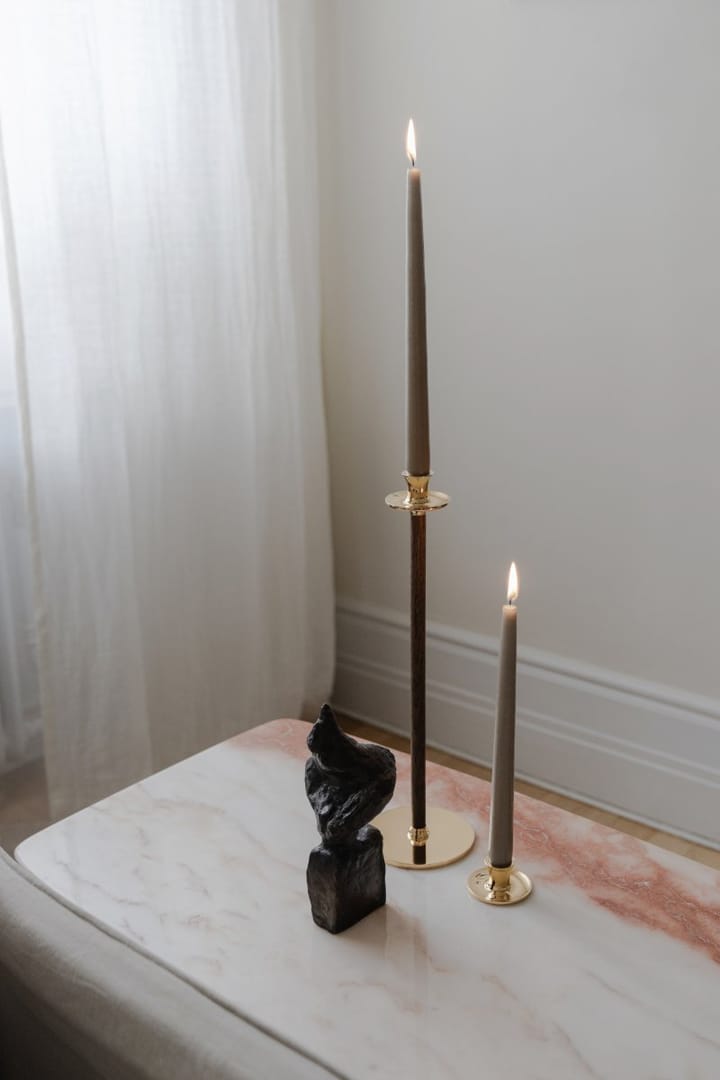 Alto Basso candle sticks, Solid brass Hilke Collection