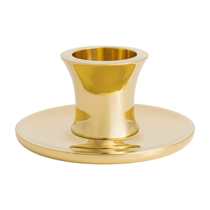 Basso low candle sticks, Solid brass Hilke Collection