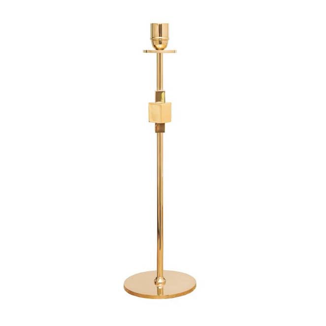 Como candle sticks 40 cm, Solid brass Hilke Collection