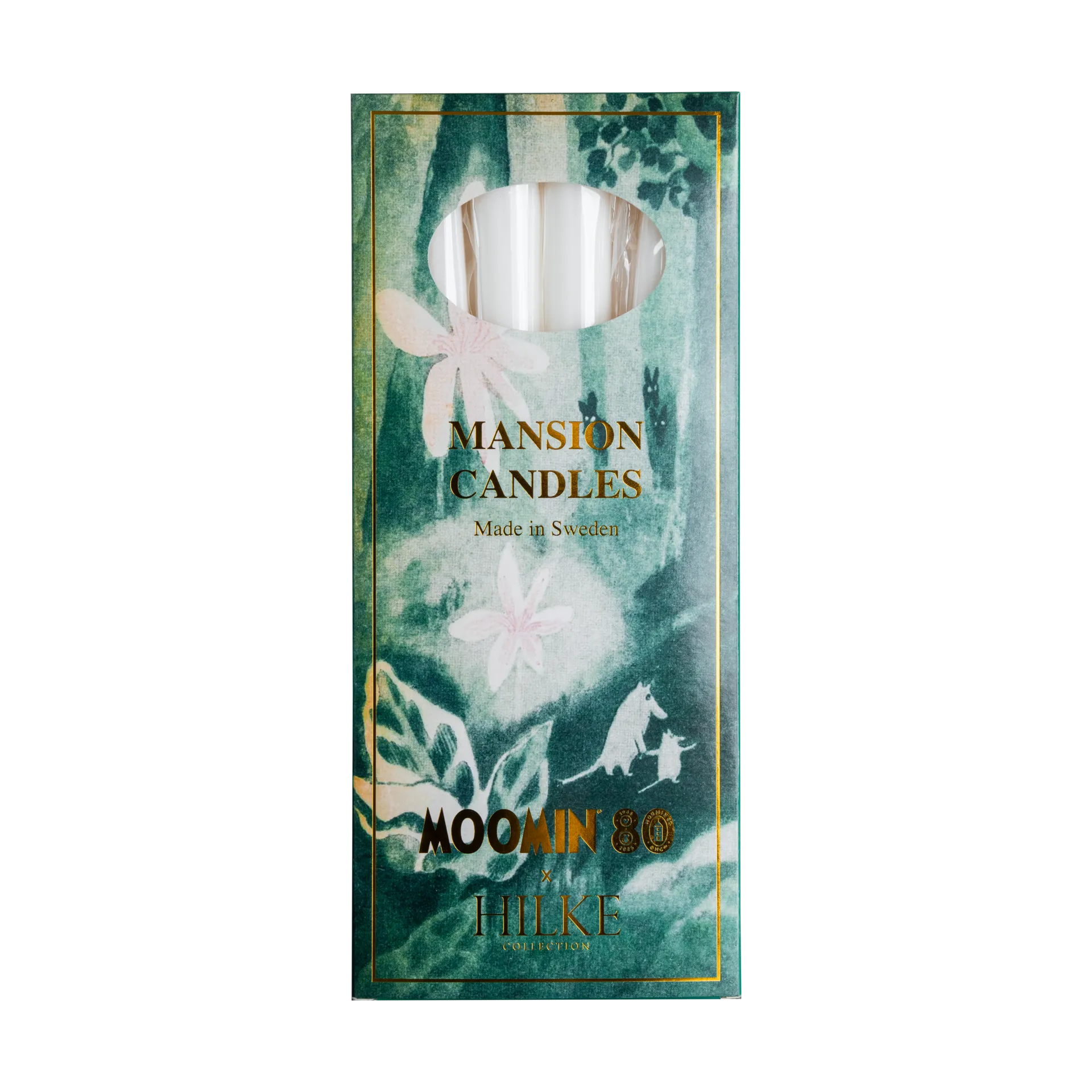 Herrgårdsljus candles 30 cm 6-pack , Moomin Hilke Collection