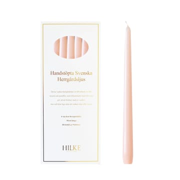 Herrgårdsljus candles 30 cm 6-pack  - Pink glossy - Hilke Collection