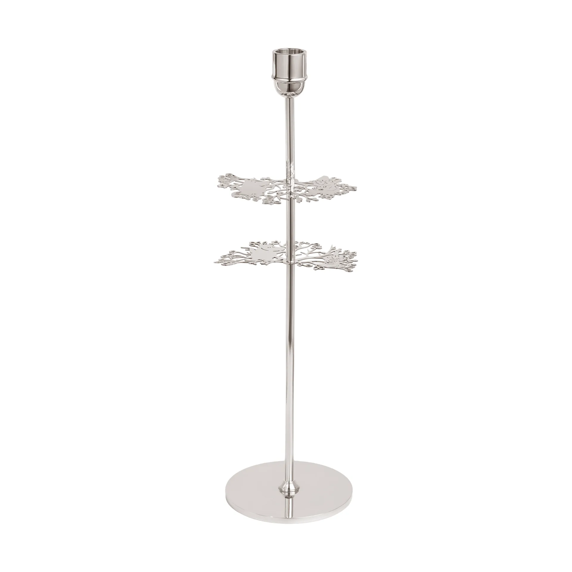 Hilke X Moomin No.2 candle holder, Nickel-plated brass Hilke Collection