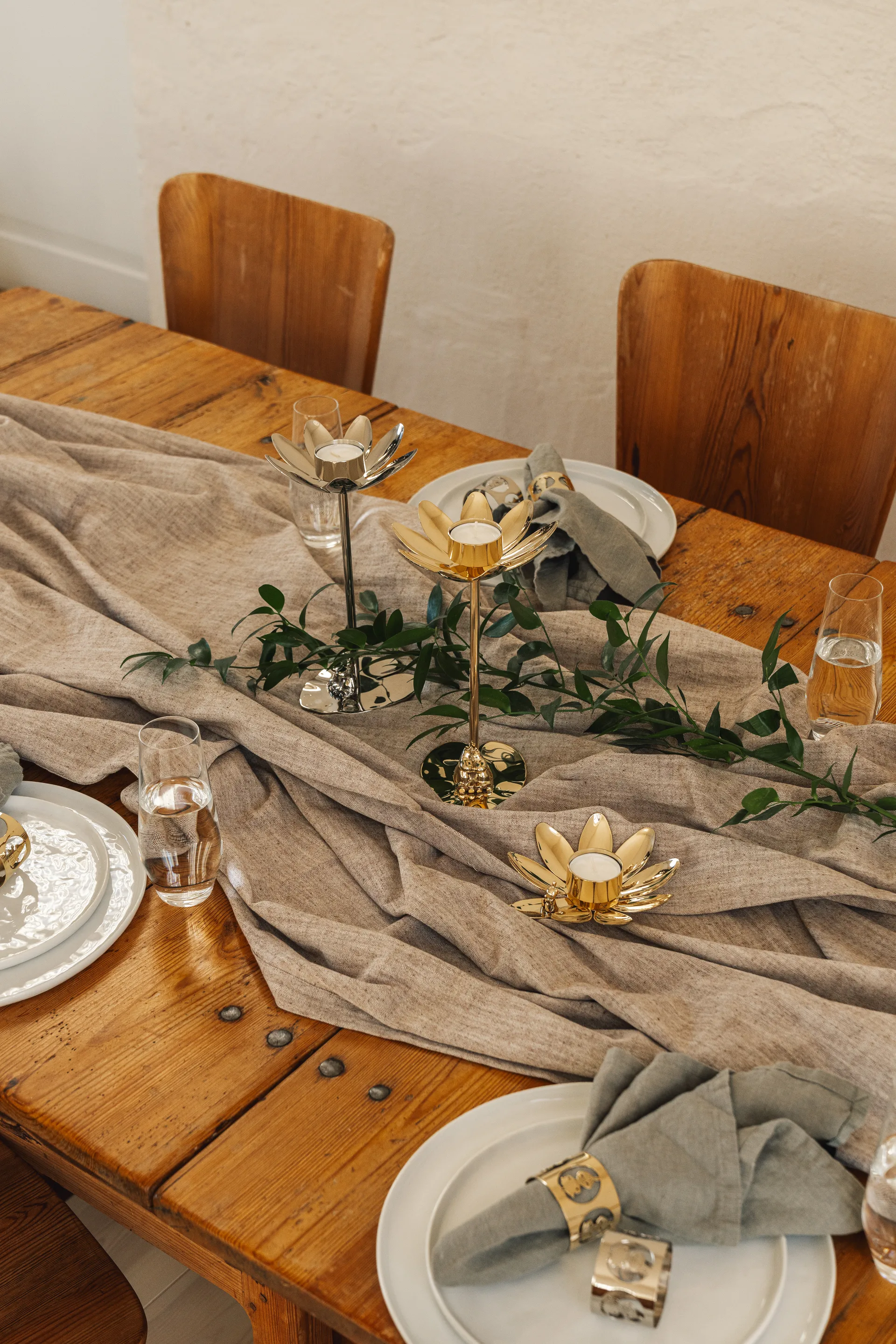 Hilke X Mumin Little My candle holder, Brass Hilke Collection