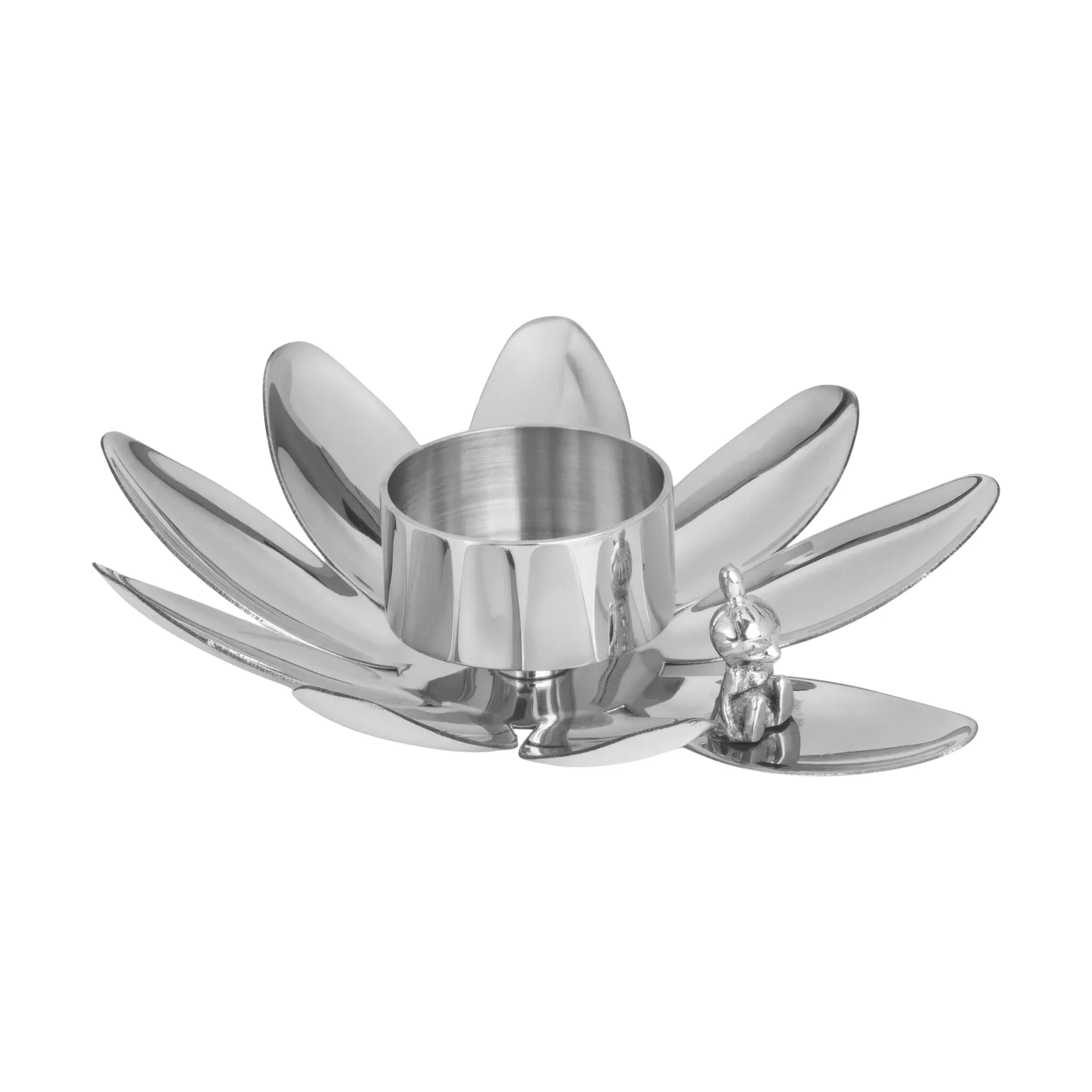 Hilke X Mumin Little My candle holder, Nickel-plated brass Hilke Collection