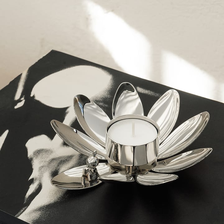 Hilke X Mumin Little My candle holder, Nickel-plated brass Hilke Collection