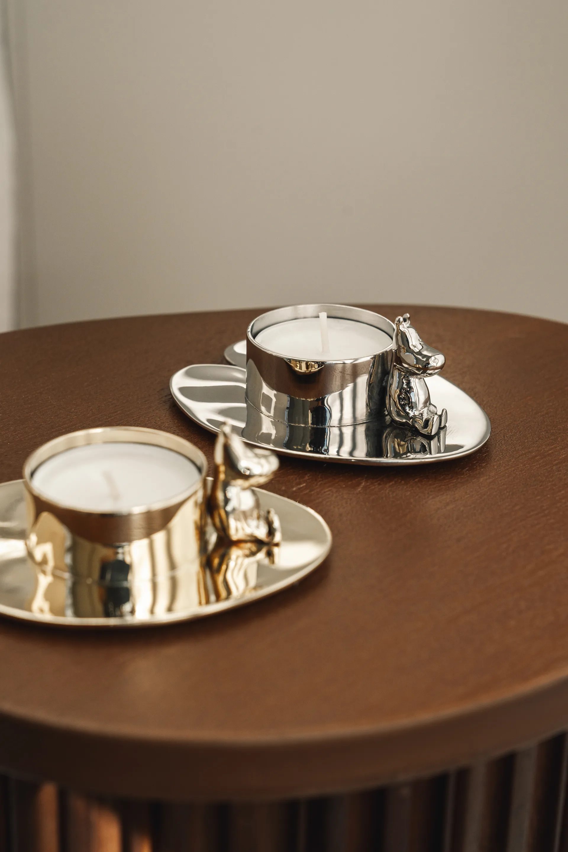 Hilke X Mumin No.3 candlestick, Nickel-plated brass Hilke Collection