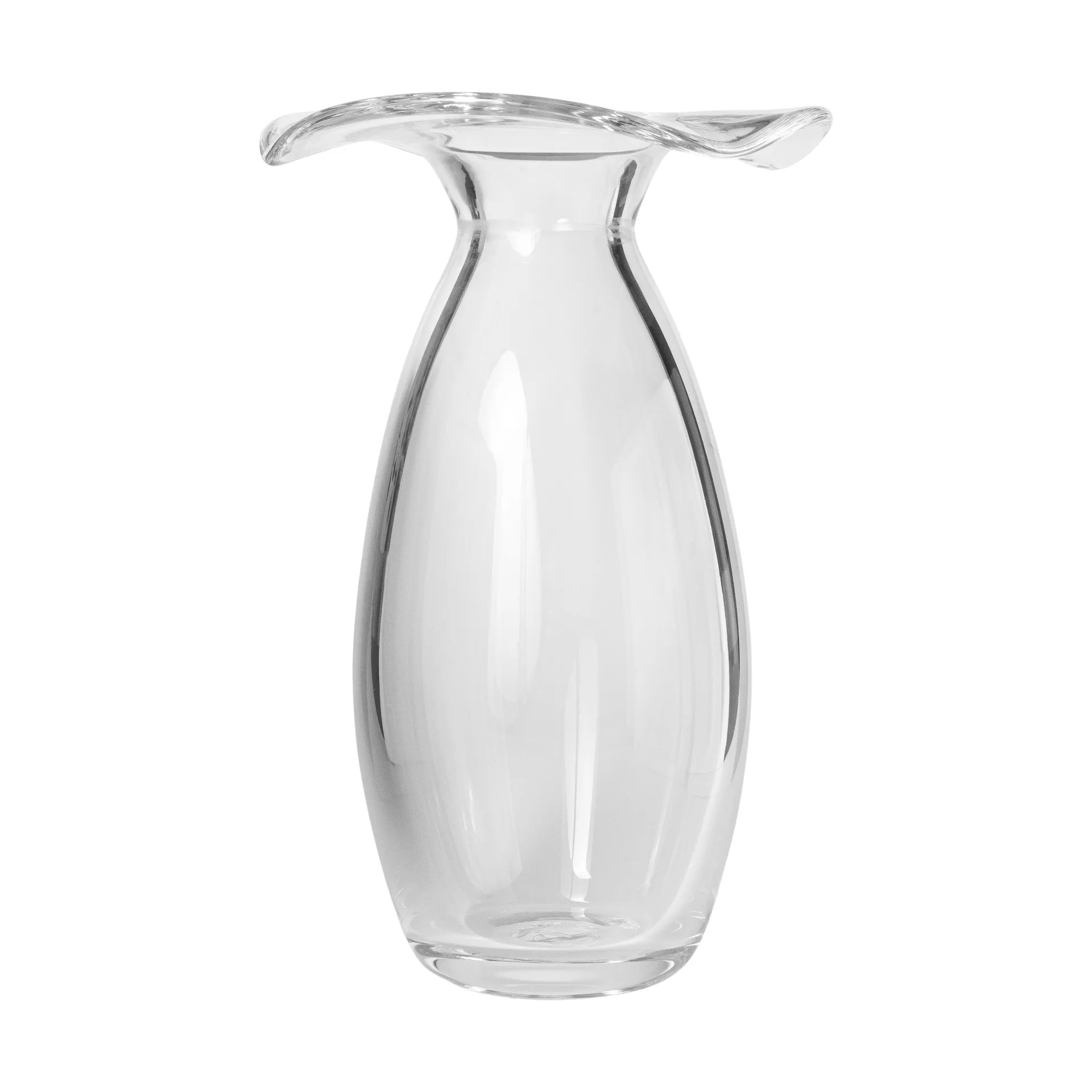 Hilke X Skruf Loto vase, Clear Hilke Collection