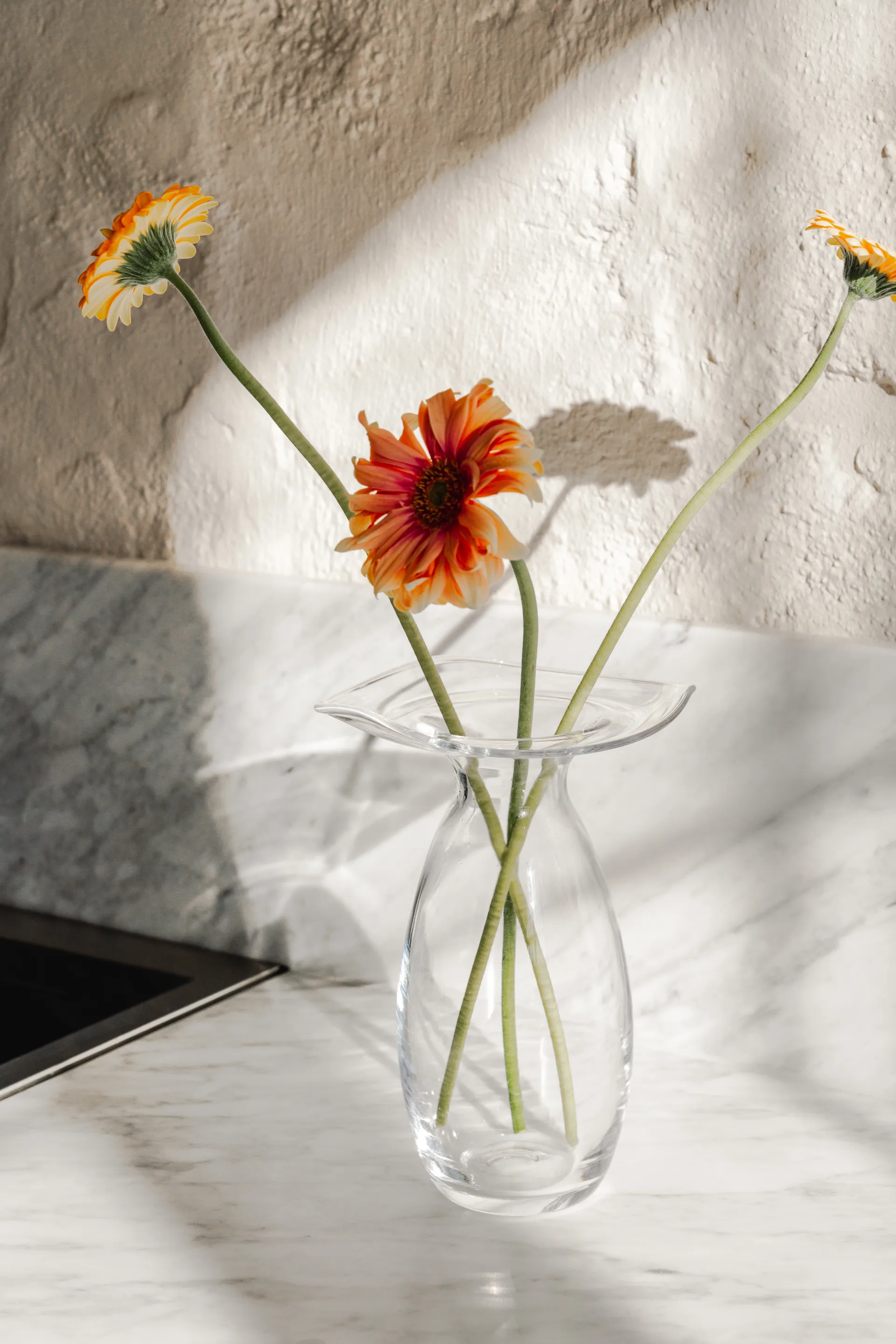 Hilke X Skruf Loto vase, Clear Hilke Collection